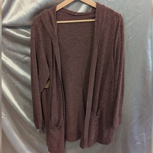 TORRID Super Soft Plush Cardigan Open Front Dusty Rose Size L